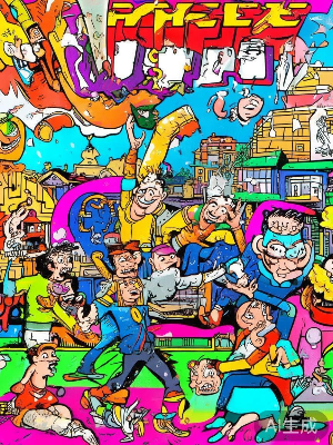 搞笑日常漫画封面
