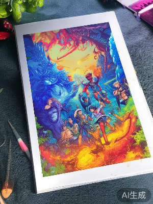 奇幻冒险类漫画封面