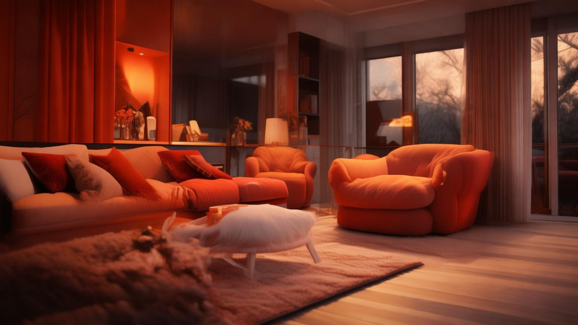 温馨的家庭实景