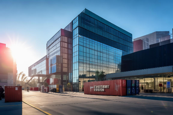 阿斯塔纳自贸区仓外观