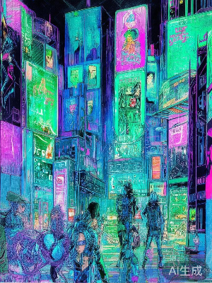 科幻未来漫画封面