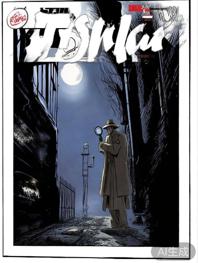 悬疑推理漫画封面