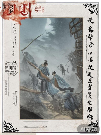 古风武侠漫画封面