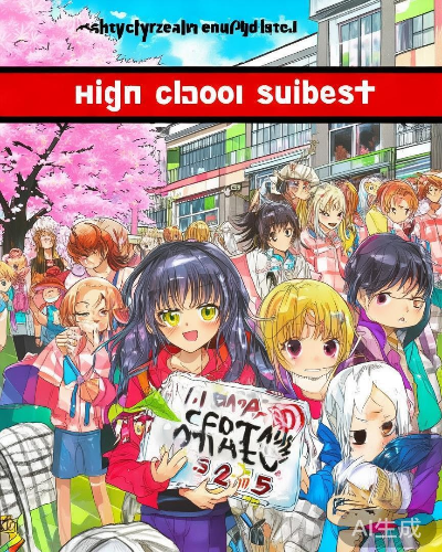 校园日常漫画封面